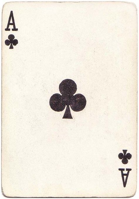 Playing Card Tattoos, Ace Of Clubs, Estilo Rory Gilmore, Club Tattoo, Clover Tattoos, Ace Card, Motif Art Deco, Card Tattoo, Card Drawing