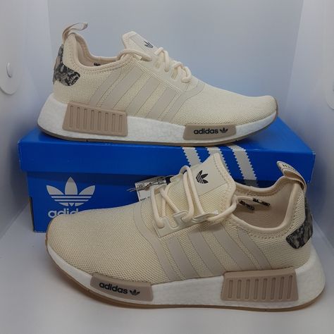 Nwb Adidas Originals Nmd R1 Women's Ecru Sneakers Sz 9 Adidas Deerupt, Adidas Originals Nmd R1, Bold Shoes, Adidas Originals Nmd, Gold Sneakers, Adidas Nmd R1, Adidas Originals Superstar, Nmd R1, Disney Family