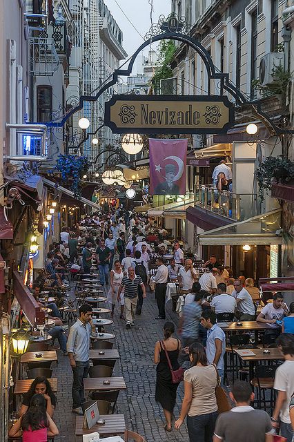 Nevizade Street, Beyoğlu, Istanbul Empire Ottoman, Timur Tengah, Kusadasi, Walking Down The Street, Istanbul Travel, Pamukkale, Hagia Sophia, Turkey Travel, Istanbul Turkey