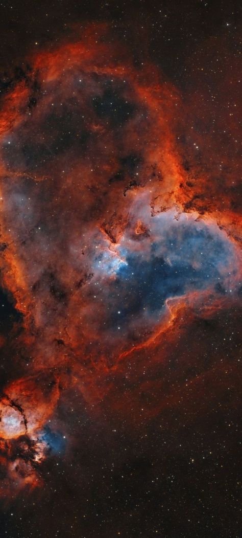 Heart Nebula Wallpaper, Nebula Aesthetic, Coursework Art, Heart Nebula, Cosmic Heart, Nebula Wallpaper, Fantasy Cottage, Space Nebula, Astronomy Pictures