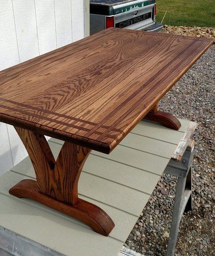 दरवाजा डिजाइन, Wooden Dining Table Designs, Diy Table Saw, Wood Table Design, Woodworking Bench Plans, Woodworking Table, Easy Wood, Patio Diy, Oak Coffee Table