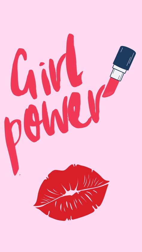 Elevate your space with our 'Girl Power' wall art, adorned with captivating pink and red tones.. Perfect for a stylish and empowering vibe. #GirlPower #DigitalWallArt Ceo Logo, Lucky Girl Quotes, Jumper Design, Boss Queen, Pretty Wallpaper Ipad, Uplifting Phrases, Super Mum, Power Wall, Power Wallpaper