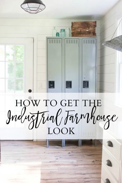 Home // How to Get the Industrial Farmhouse Look - Lauren McBride Restoration House, Industrial Farmhouse Decor, Lauren Mcbride, Farmhouse Industrial, Industrial Bedroom, Industrial Bathroom, Farmhouse Look, Industrial Interiors, Industrial Kitchen