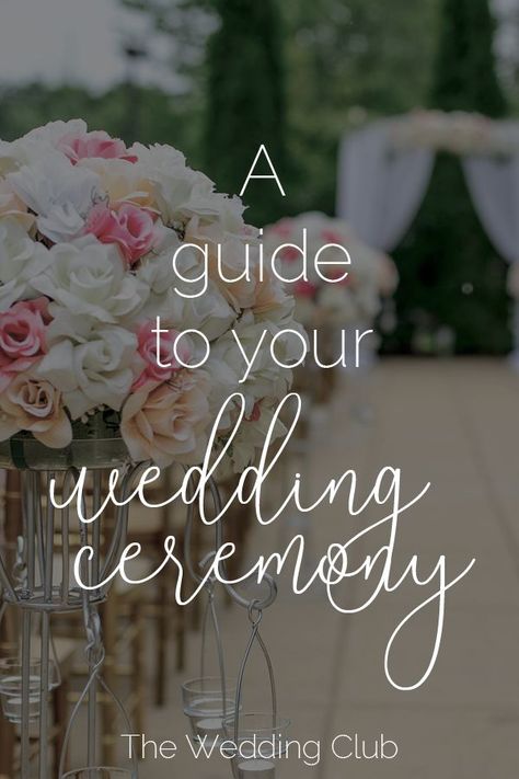 A guide to your wedding ceremony - if you're stuck on the ins and outs of wedding ceremonies and how they work, then this helpful post is your go-to guide! Wedding Officiant Business, Wedding Party Planning, Event Planning Tips, Peaches And Cream, Flower Shops, Wedding Rituals, Wedding Planning Websites, Wedding Planning Advice, Wedding Officiant