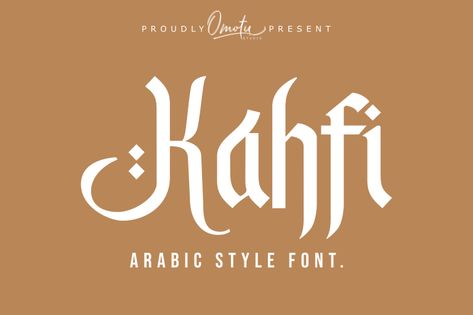 Kahfi is an arabic style font. This font very usable for designing all kind of graphics design related to Islamic Contents. Kahfi font is suitable for heading, branding, logotype, apparel, T-shirt, Hoodie, product packaging, quotes, flyer, poster, book cover, advertising, etc. Whats Include? 1. Opentype support 2. Multilingual support 3. PUA encoded 4. Try before […] Get your free download of the Kahfi Font now at FreeFontDL - Free Font Download! Arabic Font Download, Arabic Style Font, Packaging Quotes, Fonts For Logos, Adventure Fonts, Modern Fonts Free, Free Font Download, Poster Book, Arabic Font