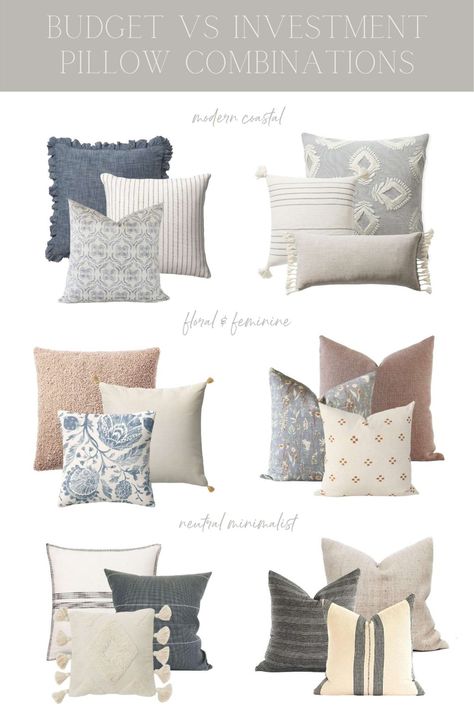 Pillow Combinations, Throw Pillow Combinations, Throw Pillows Living Room, Classroom Furniture, Diy Classroom, Bilik Tidur, Tables Diy, Living Room Pillows, Living Room Inspo