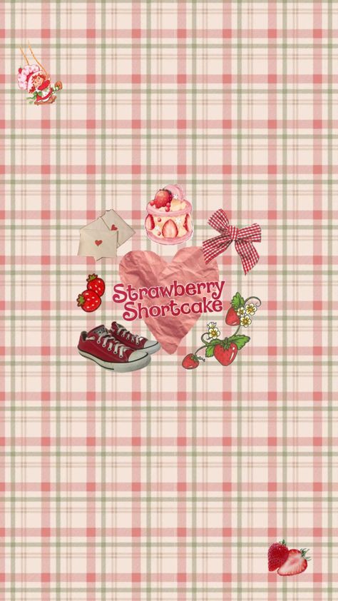 #strawberry #strawberryshortcake #lockscreen #wallpaper #wallpapercollage #lockscreenaesthetic #pink #pinkaesthetic #red #redaesthetic #plaid #bow #converse #redconverse Red Wallpaper Strawberry, Wallpaper Strawberry, Red Converse, Lockscreen Wallpaper, Plaid Bow, Red Wallpaper, Red Aesthetic, Strawberry Shortcake, Pink Aesthetic