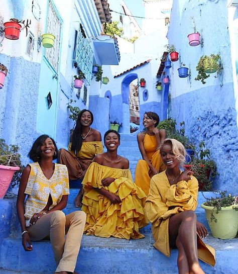 Oh My Goddess, Blue City, Black Travel, Shooting Photo, Group Travel, Black Excellence, Girls Rock, Black Power, Mellow Yellow