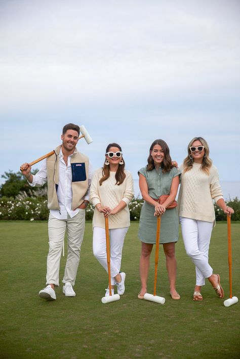 Vineyard Vines Friends & Family — bows & sequins Vineyard Vines Outfits Women, Vineyard Vines Aesthetic, Croquet Outfit, Croquet Party, Watch Hill Rhode Island, England Aesthetic, Ocean House, Sport Shirts, Guy Stuff