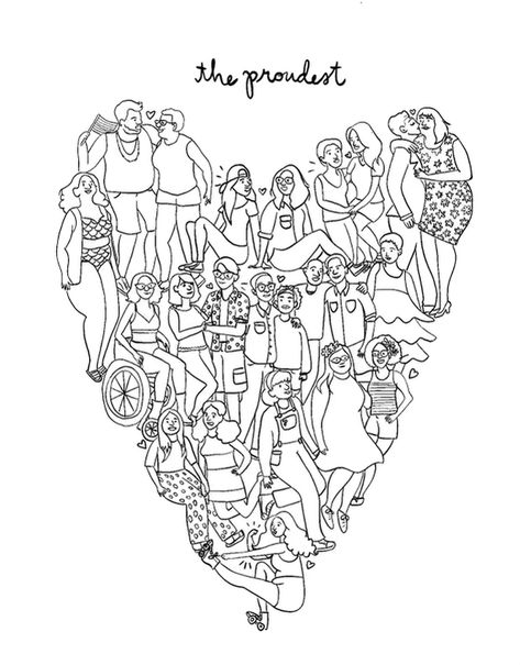 lgbt coloring page Pride Coloring Sheets, Pride Month Coloring Pages, Pride Colouring Pages, Queer Coloring Pages, Pride Activities For Teens, Lgbtq Coloring Pages, Lesbian Coloring Pages, Pride Coloring Pages, Queer Club