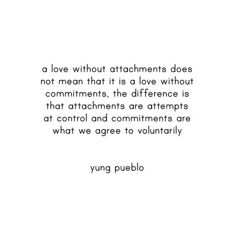 Attachment Quotes, Yung Pueblo, Connection With Someone, Spiritual Manifestation, Happy Soul, Perfect Word, Marriage Quotes, In The Beginning, Encouragement Quotes