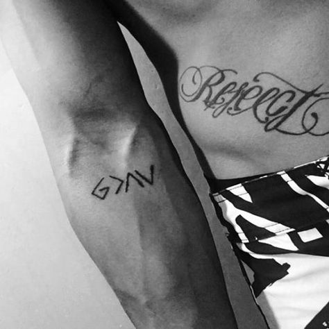 Greater Than Tattoo, Highs And Lows Tattoo, Small Tattoo Placement, Small Tats, Men Tattoos, Nordic Tattoo, Tattoo Designs For Men, Piercing Ideas, Family Tattoos