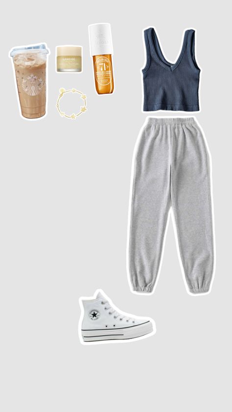 Cute Comfy Outfits To Wear At Home, Comfy Outfits Shuffles, Comfy Movie Outfits, Babysitting Outfit Comfy, Comfy Outfits For School Lazy Days, Lazy Day Fits, Winter Lazy Outfits, Basic Outfits Summer, Comfy Outfit For School