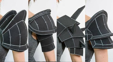 Creating costumes with EVA foam - KamuiCosplay - Blog Armor Shoulder, Eva Foam Armor, Armor Tutorial, Foam Cosplay, Foam Armor, Fair Outfits, Výtvarné Reference, Diy Kostüm, Costume Tutorial