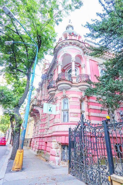 Pink Wedding Cake House in Bratislava, Slovakia Cake House, Bratislava Slovakia, Pink Wedding Cake, Restaurants Food, Pink Houses, Tickled Pink, River Cruises, Bratislava, Food Tours