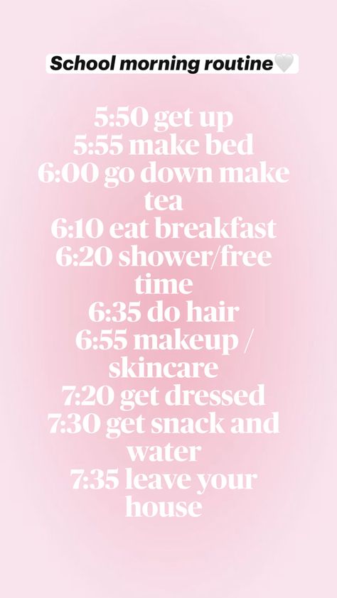 Help you have a schedule of the morning School Morning Schedule, Morning Schedule, School Morning, How To Make Tea, How To Make Bed, Morning Routine, The Morning, Snacks