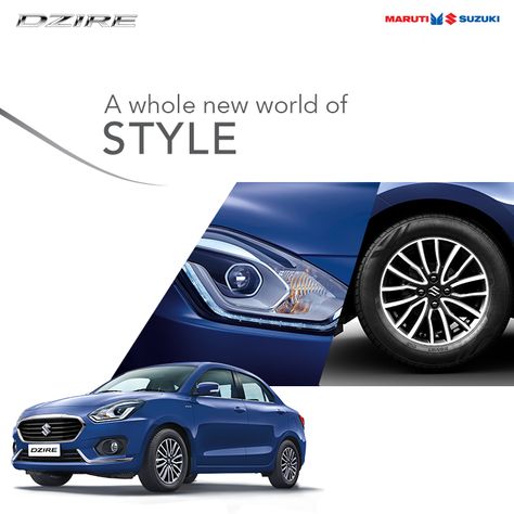 Car Email Design, Tata Cars, Swift Dzire, New Swift, Car Advertisement, Car Advertising Design, Buying New Car, Brand New Car, Suzuki Cars