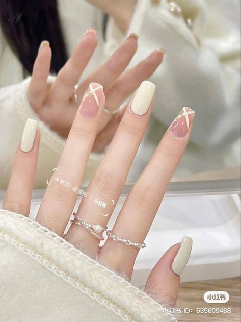 Elegant Nail, Asian Nails, Hello Nails, Cute Simple Nails, Subtle Nails, Korean Nails, Blush Nails, Soft Nails, Thanksgiving Nails