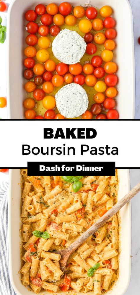 Boursin Recipes Dishes, Pasta Recipe With Boursin Cheese, Dinner Recipes With Boursin Cheese, Pasta In Bread Bowl, Boursin Cheese Baked Tiktok Pasta, Instant Pot Boursin Pasta, Boursin Cherry Tomato Pasta, Pasta Recipes Using Boursin Cheese, Recipes That Use Boursin Cheese