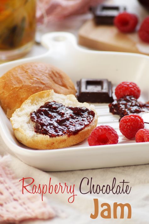 Chocolate Raspberry Jam, Raspberry Jam Recipe, Easy Jam, Easy Cheese, Jam And Jelly, Jam Recipe, Jelly Recipes, Fruit Jam, Homemade Cheese