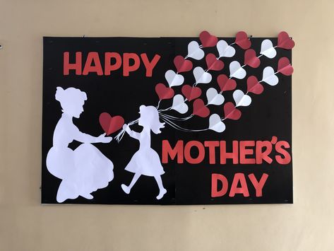 Mother's Day Board Decoration Ideas Shoe, Mother's Day Board Decoration Ideas, Mother’s Day Bulletin Board Idea, Mothers Day Board Decoration, Happy Mothers Day Decoration, Mothers Day Bulletin Board Ideas, Mothers Day Bulletin Board, Mather Day, School Board Decoration