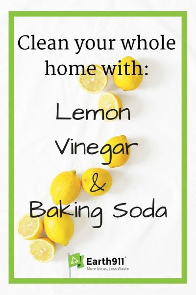 Lemon Vinegar, Vinegar And Baking Soda, Nyttige Tips, All Natural Cleaners, Clean Baking Pans, Baking Soda And Lemon, Homemade Cleaning Solutions, Vinegar Cleaning, Deep Cleaning Tips