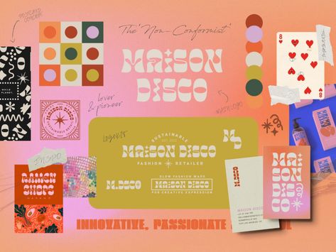 Disco Branding, Beige Branding, Disco Fashion, Facepaint, Brand Board, Disco Ball, Creative Expressions, Face Painting, Slow Fashion