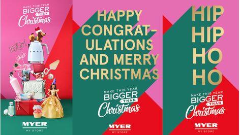 It’s ‘Bigger Than Christmas’ at Myer This Year in Spectacular Campaign | LBBOnline Gap Christmas Campaign, Holiday Ad Campaign, Holiday Campaign Design, Christmas Campaign Design, Christmas Beauty Campaign, Christmas Campaign Ideas, Holiday Campaign Advertising, Christmas Campaign Advertising, Christmas Ads Advertising Campaign