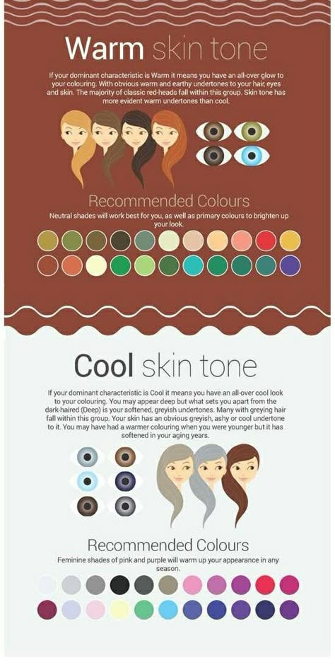 How to understand the warm and cool undertones Fall Hair For Neutral Skin Tone, Hair Color For Cool Neutral Skin Tones, Color Palette For Grey Hair, Best Hair Color For Cool Undertones, Outfits For Cool Skin Tones, Neutral Skin Tone Color Palette, What Are My Colors, What Colors Look Good On Me, Warm Skin Tone Colors