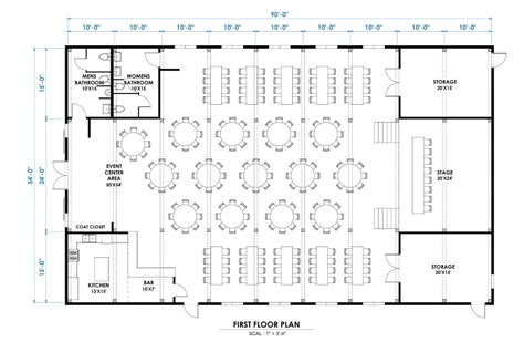 Multipurpose Hall Plan Layout, Wedding Floor Plan, Event Venue Design, Event Space Design, Interior Architecture Sketch, Barn Builders, Multipurpose Hall, Hall Flooring, Function Hall