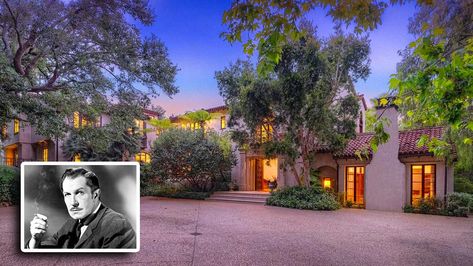 Old Hollywood Glamour Living Room, Silver Screen Actresses, Spa Style Bathroom, Spanish Revival Home, Holmby Hills, Arch Doorway, Spa Style, Timber Beams, Vincent Price