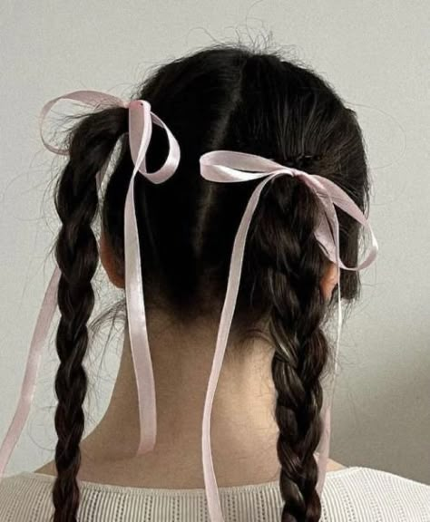 ୨୧꒰ @iamyourvixen ꒱ Girly Hairstyles, Ribbon Hairstyle, Bow Hairstyle, Pink Pilates Princess, Hairstyle Inspo, Pilates Princess, Dream Hair, Hairstyles Haircuts, Aesthetic Hair