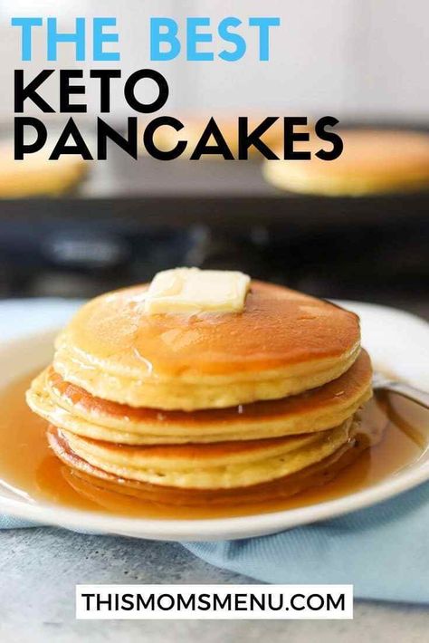 Fluffy Keto Pancakes, Best Keto Pancakes, Desayuno Keto, Recipe Low Carb, Starting Keto Diet, Keto Pancakes, Keto Diet Menu, Low Carb Breakfast, Low Carb Keto Recipes