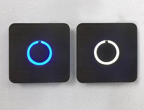 Modern Doorbell, Flos Lighting, Led House Numbers, Doorbell Button, Doorbell Chime, Solar Water Heating, Led House, Sign System, Metal House Numbers