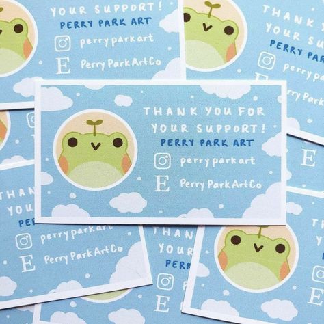 Aesthetic Sticker Design, Korean Stationary, Stickers Frog, Bakery Stickers, Belleville Illinois, Printables Planner, Frog Stickers, Illustration Business Cards, Sticker Brand