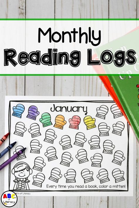 These Monthly Reading Logs will making reading at home fun for your students as they take charge of tracking the number of books that they read every month. Monthly Reading Logs | Reading Logs | Preschool Homework | Kindergarten Homework December Reading Log, Kindergarten Reading Log, Home Reading Log, Read Kindergarten, Preschool Homework, Monthly Reading Logs, December Reading, Kindergarten Homework, Reading Incentives