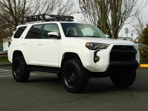 2019 Toyota 4Runner SR5 TRD UPGRADED / 4WD / Leather / LIFTED LIFTED Toyota 4runner Sr5 Premium, Lifted 4 Runner, White Toyota 4runner Blacked Out, Four Runner Toyota, 4 Runner Toyota Accessories, White 4runner Blacked Out, 4runner Lifted, Toyota 4runner Accessories, Toyota 4runner 3rd Gen