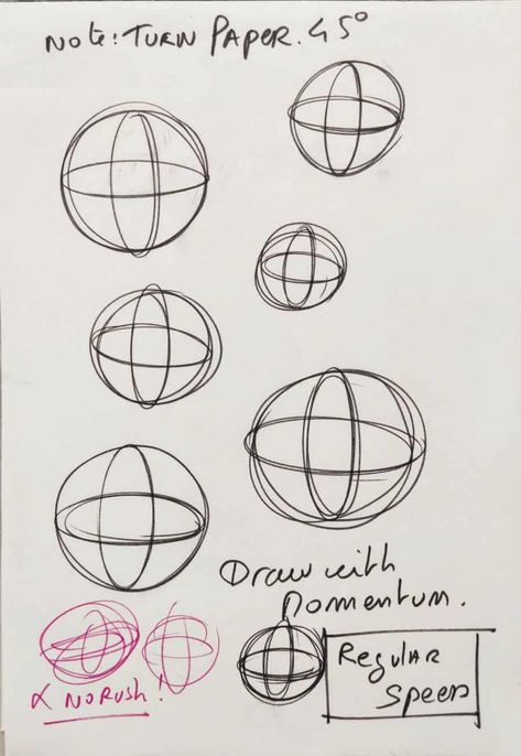 Practicing fast-sketching drawing spheres freehand #basicformsdrawing #Designsketching #drawasphere #fastsketching #sphere #LEARN1TIPADAY #YoutubeShort https://www.thedesignsketchbook.com/how-to-draw-a-sphere-product-designer/ Check more at https://www.thedesignsketchbook.com/how-to-draw-a-sphere-product-designer/ Sphere Drawing Practice, 3d Sphere Drawing, Sphere Drawing Reference, How To Draw A Sphere, Sphere Reference, Sphere Sketch, Fast Sketching, Sphere Drawing, Product Sketching