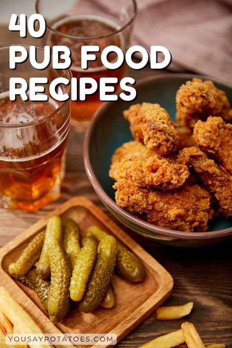 Pub Meals Recipes, Pub Food Ideas Appetizers, British Pub Recipes, Bar Bites Restaurant, Pub Grub Ideas, Irish Pub Sandwiches, Easy Cafe Menu Ideas, Pub Style Food Ideas, English Pub Food Recipes