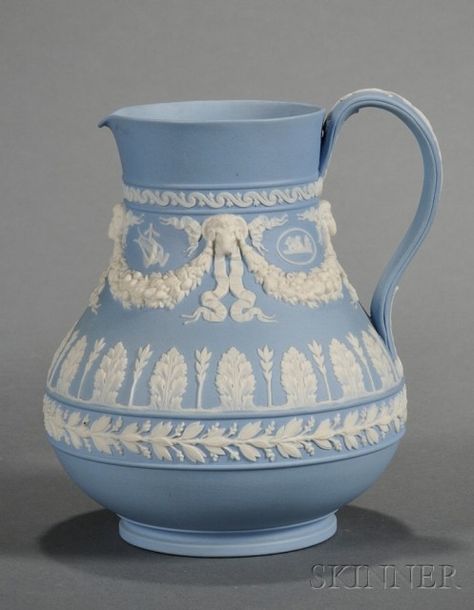 Wedgewood China, Wedgewood Jasperware, Wedgwood Pottery, Wedgewood Blue, Blue Jasper, Wedgwood Jasperware, Wedgwood Blue, Stoneware Vase, Blue Willow