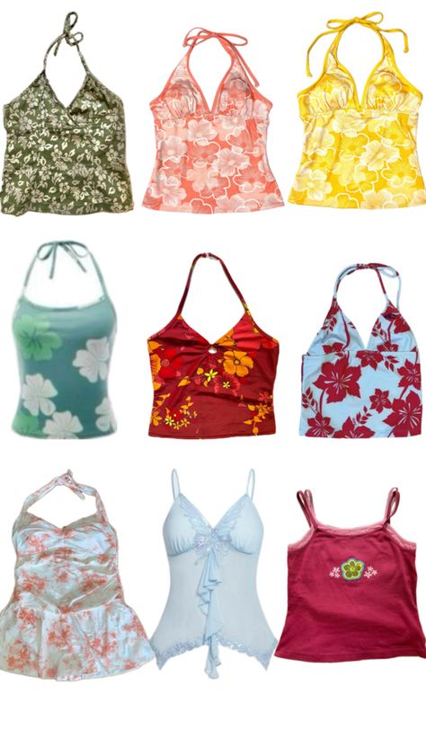 Just some tops for hawaii Hawian Outfits Party, Tropic Outfit, Hawaiian Aesthetic Outfit, Hawaii Outfits Party, Hawian Outfits, Hawaii Outfit Ideas, Hawaii Boutique, Hawaii Clothes, Hawaiian Outfit Women