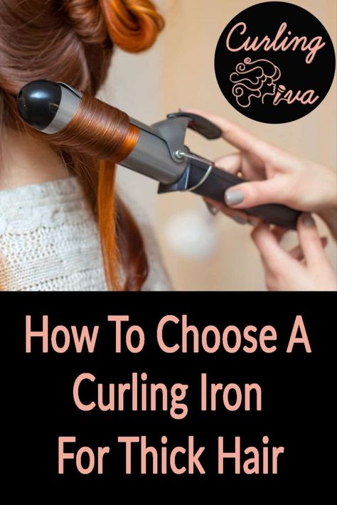 Got thick hair? If so, then your hair may be difficult to curl, but when choose the best curling iron for thick hair, you'll easily curl your hair like a pro! Curling Iron Tips, Curling Thick Hair, Best Curling Iron, Good Curling Irons, Get Thicker Hair, Beach Curls, Hair Curling Tips, Curl Your Hair, Side Part Hairstyles