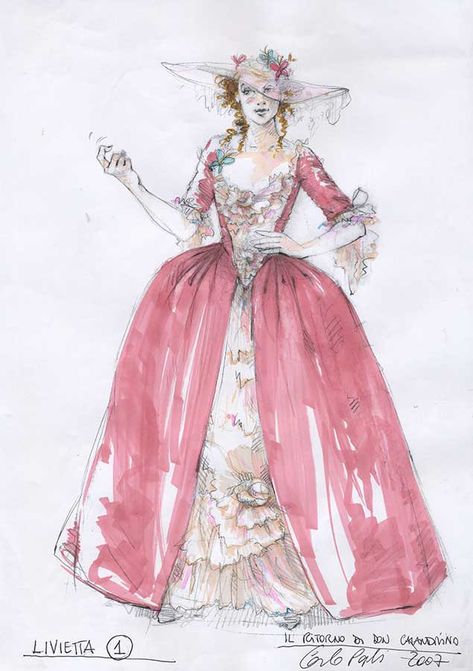 Carlo Poggioli - costume designer Costume Design Renderings, Costume Design Theatre, Costume Design Ideas, Costume Design Portfolio, Costume Design Drawings, Costume Design Illustration, Modern Costume Design, Costume Drawing, Costume Renderings