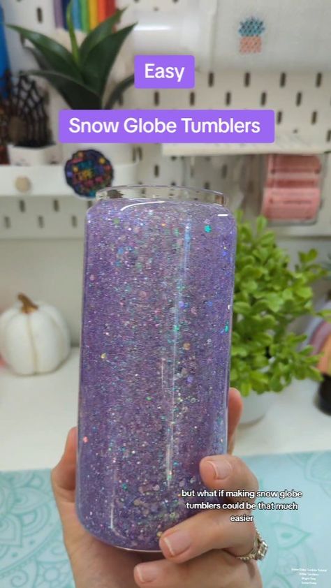 Cole the Cricut Crafter | Drop SNOW in the comments for the ingredients and tools Amazon list. 🔗 for Tumblers in my Bio ✨ Snow Globe Tumblers Full Tutorial... | Instagram