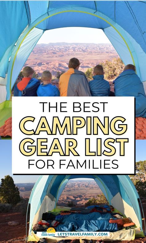 Ready to elevate your family camping trips? Discover the ultimate camping gear list for families that'll make your outdoor adventures a breeze! With our comprehensive camping essentials list, you'll have everything you need for an epic family camping experience. Best Camping Gear For Families, Minimal Camping List, Camping Essentials List Families, Family Camping Essentials, Family Camping List, Kids Camping Gear, Camping Gear List, Camping Essentials List, Packing List For Disney