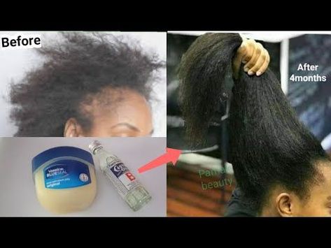 How to use Vaseline & Castor oil to grow hair 2 cm per day very fast || Grow hair longer in 2 weeks - YouTube | Grow long hair, Grow afro hair fast, Hair grow oil Oil To Grow Hair, Grow Afro Hair Fast, Growing Afro Hair, Vaseline For Hair, Hair Grow Oil, Grow Black Hair, Growing Long Hair Faster, Grow Natural Hair Faster, Make Hair Grow Faster