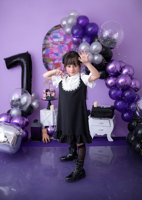 Wednesday Addams kids dress Wednesday Addams Barbie, Wednesday Addams Cosplay, Wednesday Addams Costume, Wednesday Addams, Future Kids, Art Decoration, Kids Dress, Lincoln, Sofia