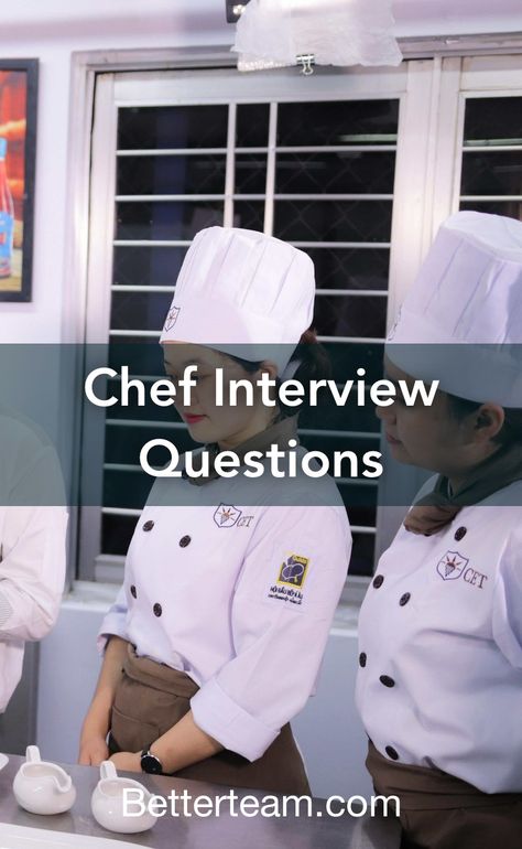 Chef Interview Questions, Mock Interview Questions, Restaurant Checklist, Chef Job Description, Chef Job, Job Interview Attire, Restaurant Tips, Culinary Lessons, Interview Questions To Ask