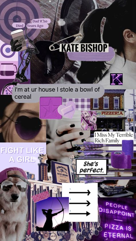 Kate bishop #katebishop #hawkeye #marvel #marvelcomics #mattfraction #purple #archery #target #coffee #disney+ Hawkeye Marvel, Disappointment In People, Archery Target, Bowl Of Cereal, Rich Family, Shes Perfect, Kate Bishop, Hawkeye, Archery