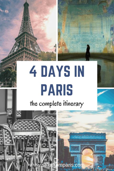 4 days in Paris │the complete itinerary for a perfect long weekend in Paris What To See In Paris, Paris In 4 Days, Paris Must See, Wedding Europe, Where To Eat In Paris, 3 Days In Paris, Paris Trip Planning, What To Do In Paris, Paris Visit